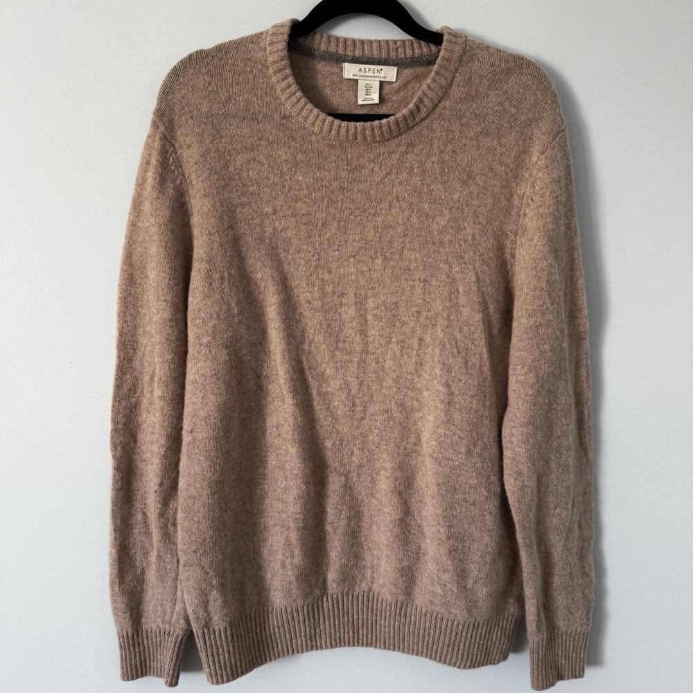 Aspen Lambswool Blend Crewneck Sweater – Men’s Large